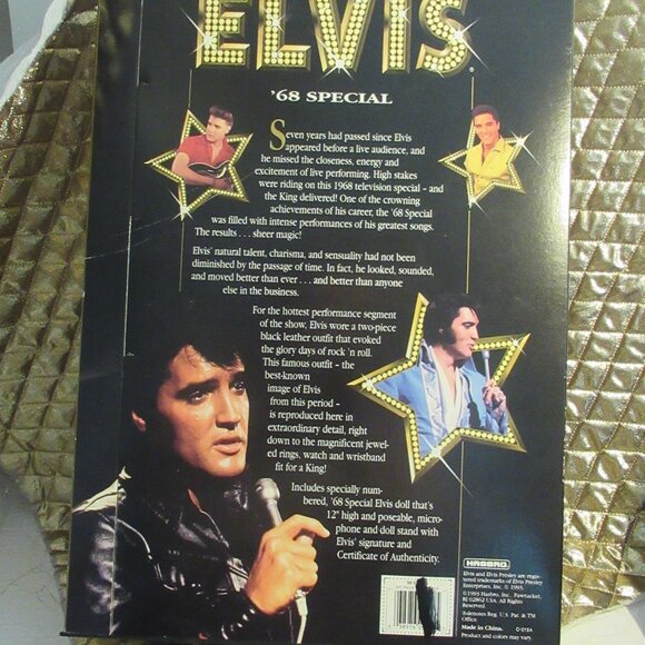 3 - 12" Elvis Presley, Collectable dolls, Vintage, 1993, TCB - Picture 7 of 16